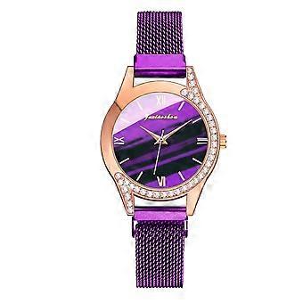 Women Fashion Watch Clock Stainless Steel Casual Dress Wrist Crystal Jewelry