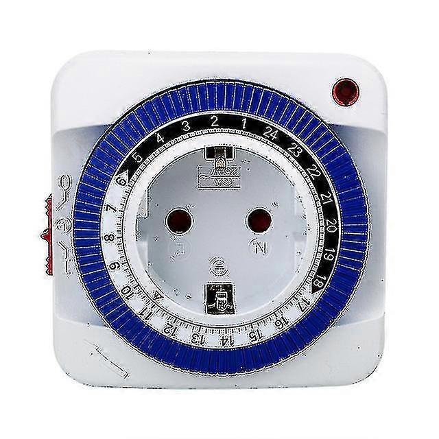 Eu Plug Socket With R 24 Hours Plug-in Mechanical Rs Saving S