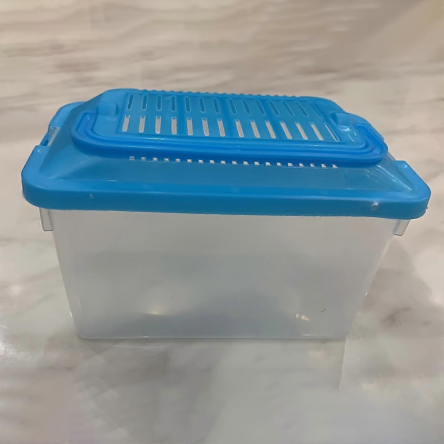 "Colorful & Sturdy" Portable Small Pet Carrier With Handle - Durable Transparent Plastic Travel Cage For Hamsters & Turtles, Assorted Colors