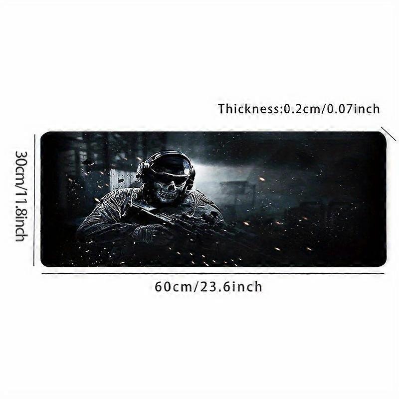 Large Anime Gaming Mouse Pad - Non-Slip Rubber Base Desk Mat with Stitched Edges for Laptop, Office, and Home - Perfect Christmas, Halloween, or Thank