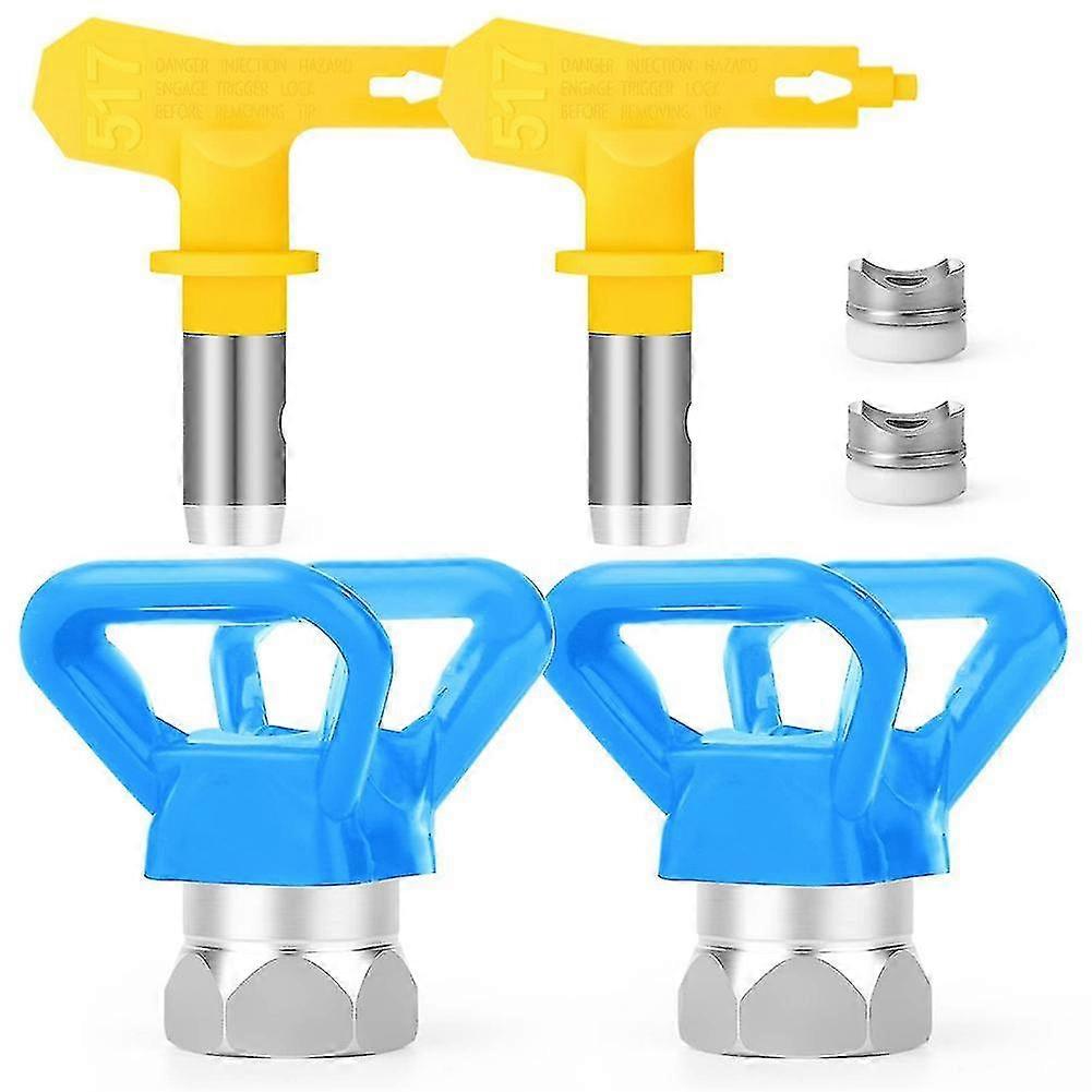 4pcs Airless Paint Nozzles Set,reversible Spray Tips Airless Paint Sprayer Nozzle Tips Airless Spra
