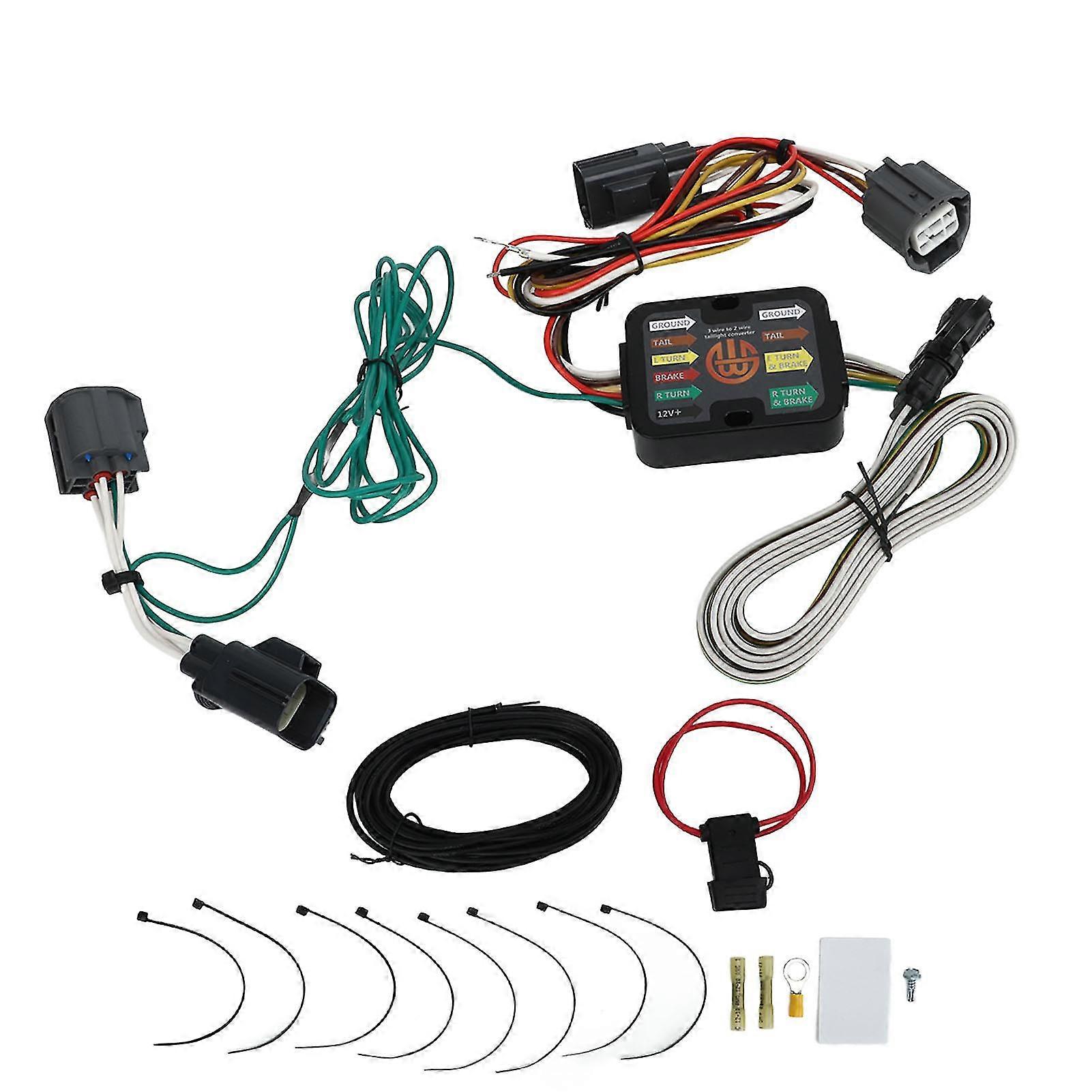 4 Pin Plug and Play Trailer Wiring Harness Replacement compatible with compatible withd Focus Hatchback 56140