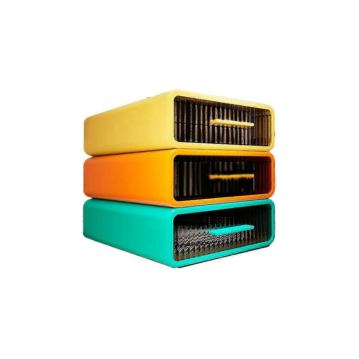 Drawer Storage Box Desktop Shelf Drawer Type Multi-layer Office Storage Box Multifunctional Desk Storage Box Organizer