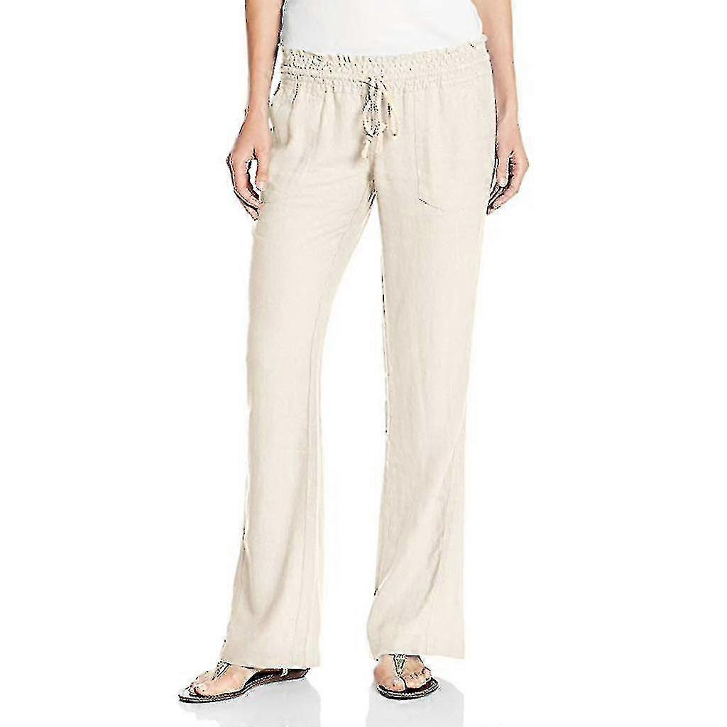 Women's Cotton Linen Pants Beach Pant-SCL
