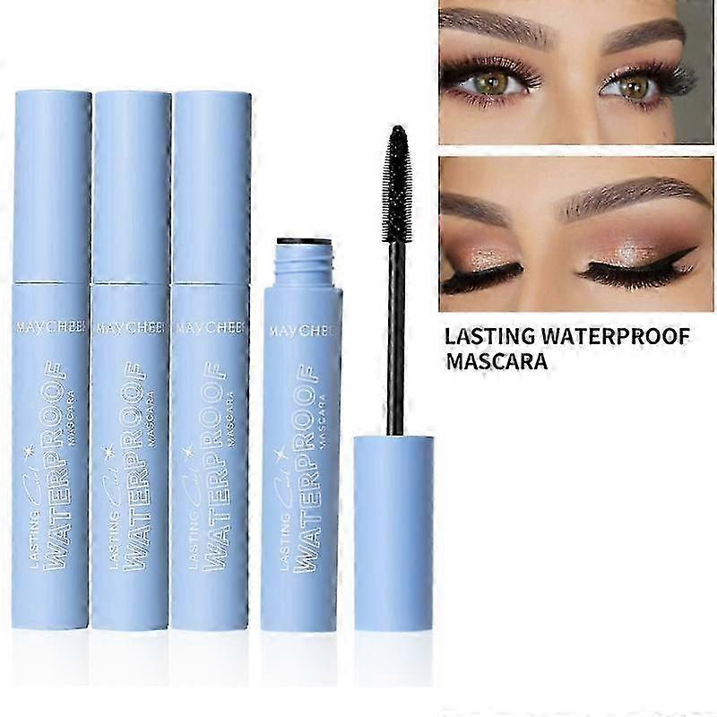 3x tyk øjenvippemascara make-up longe vandtæt til øjenvippeforlængelse sort forlængelse ikke blomstrende hurtigtørrende makeup