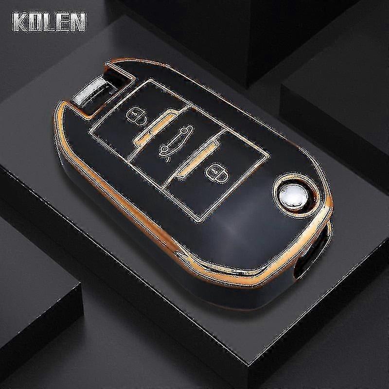 Tpu Car Remote Key Case Cover Shell Pentru Peugeot 208 107 206 306 307 308 2008 3008 4008 5008 Rcz Citroen C1 C2 C3 C4 C5 Cactus C8-xinhan
