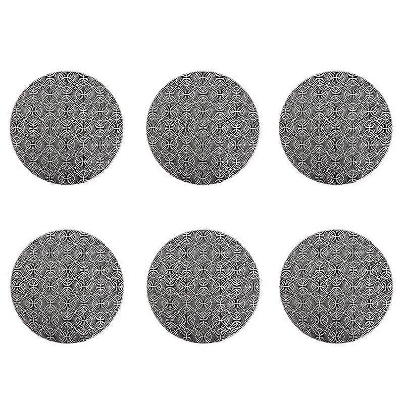 Round Placemats For Dinner Table Set Of 6,mats Table Decor Silver