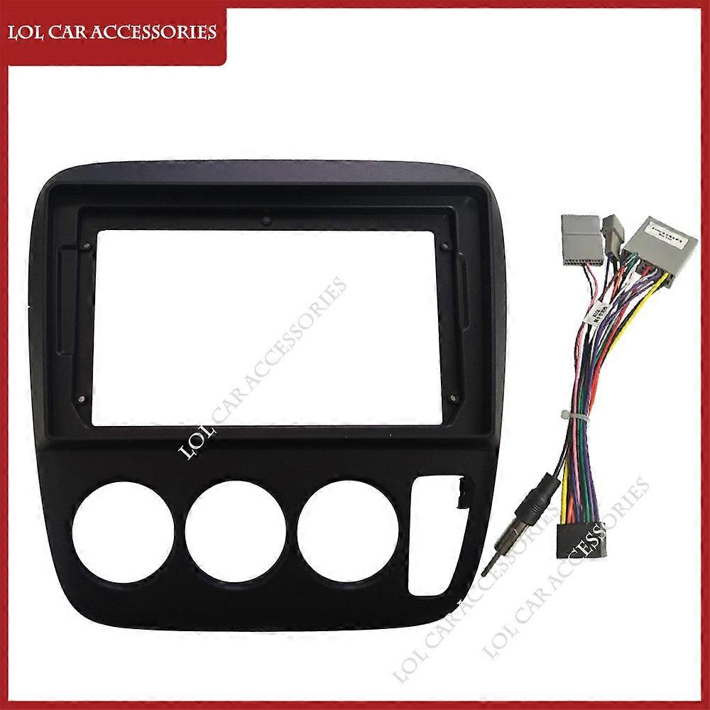 9 Inch Car Radio Fascia For Honda CRV CR-V 1998 + Android MP5 DVD GPS Player Kit Panel Casing Frame 2Din Stereo Dash Board Cover