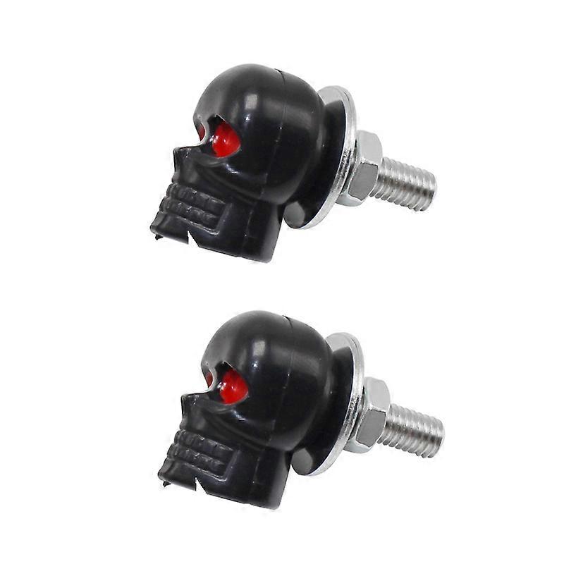 2pcs Crânio da motocicleta Frame Frame Parafusos Parafuso Placa de Licença Frame Parafusos