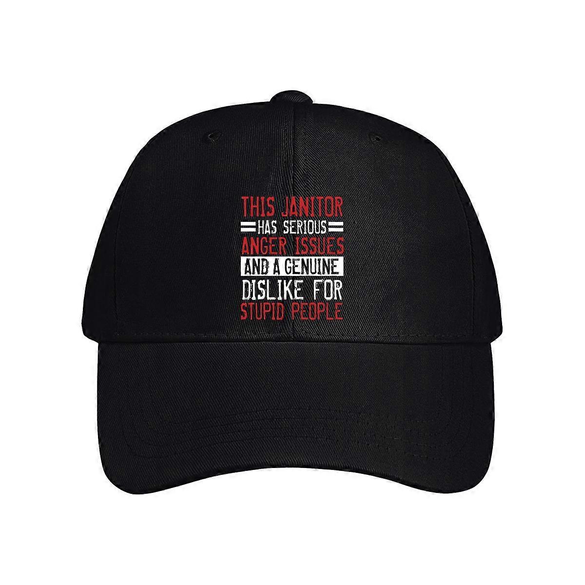 This Janitor Has Serious Anger Issues Baseball Cap