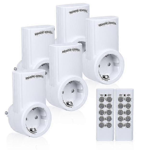 European Regulation Wireless Smart Remote Control Power Light Switch Plug Power European Regulation Plug With Remote Control