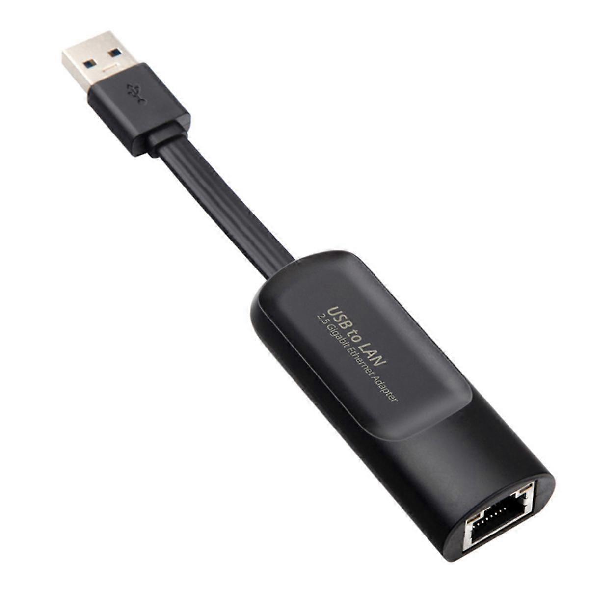 USB 3.0 zu RJ45 Ethernet LAN-Adapter 2500Mbps Gigabit Laptop Externer kabelgebundener Netzwerkkonverter für Ethernet