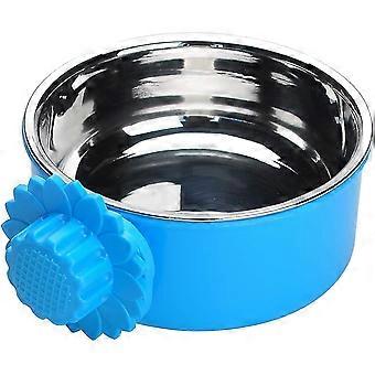 Bjxy Small Detachable Stainless Steel Pet Bowl Feeder