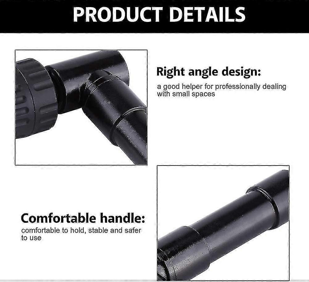 Right Angle Drill Adapter Attachment Cordless 90 Degrees Drilling Extension Chuck Aluminum Alloy 8mm Shaft Electric Drill Extension Tool(1pc, Bl