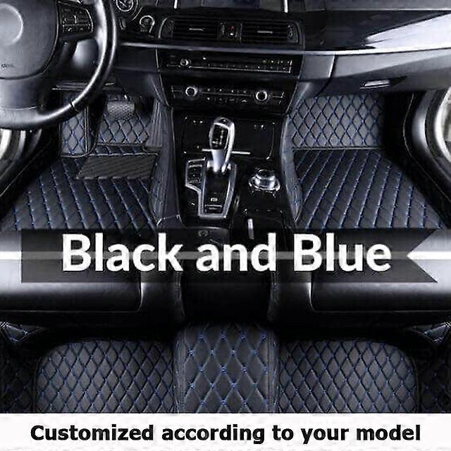 Car Floor Mats For Citroen C5 Aircross 2018~2022 Leather Mat Durable Pad Auto Rugs Carpets Interior Parts Car Accessories 2019Motor Vehicle Carpet & U