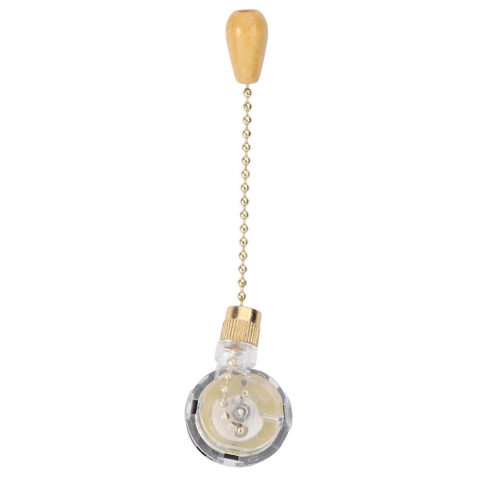 3 Speeds Adjustable Ceiling Fan Pull Chain Switch Ceiling Fan Light Lamp Replacement Pull Cord (10-20cm Long Pull Chain)