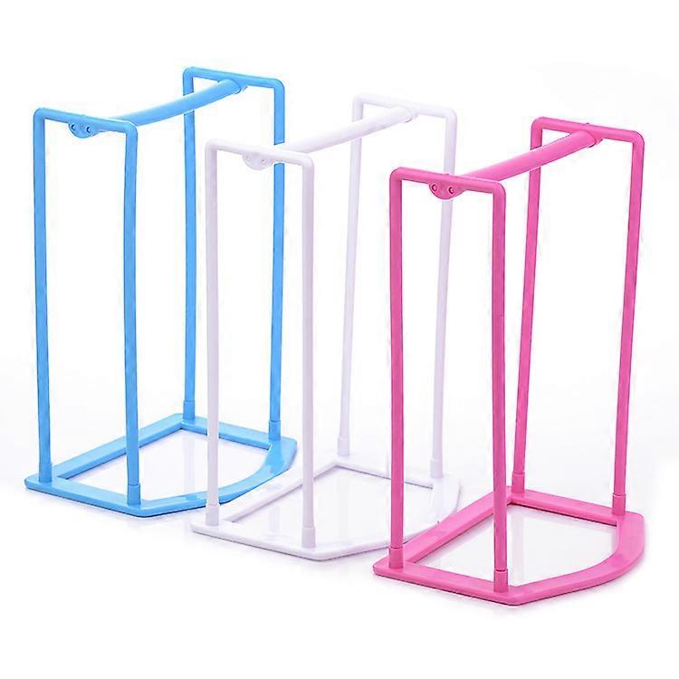 1 Stück Kleiderbügel Caddy/Kleiderbügel Rack/Kleiderbügel Stapler/Kleiderbügel Aufbewahrungsregal rosa