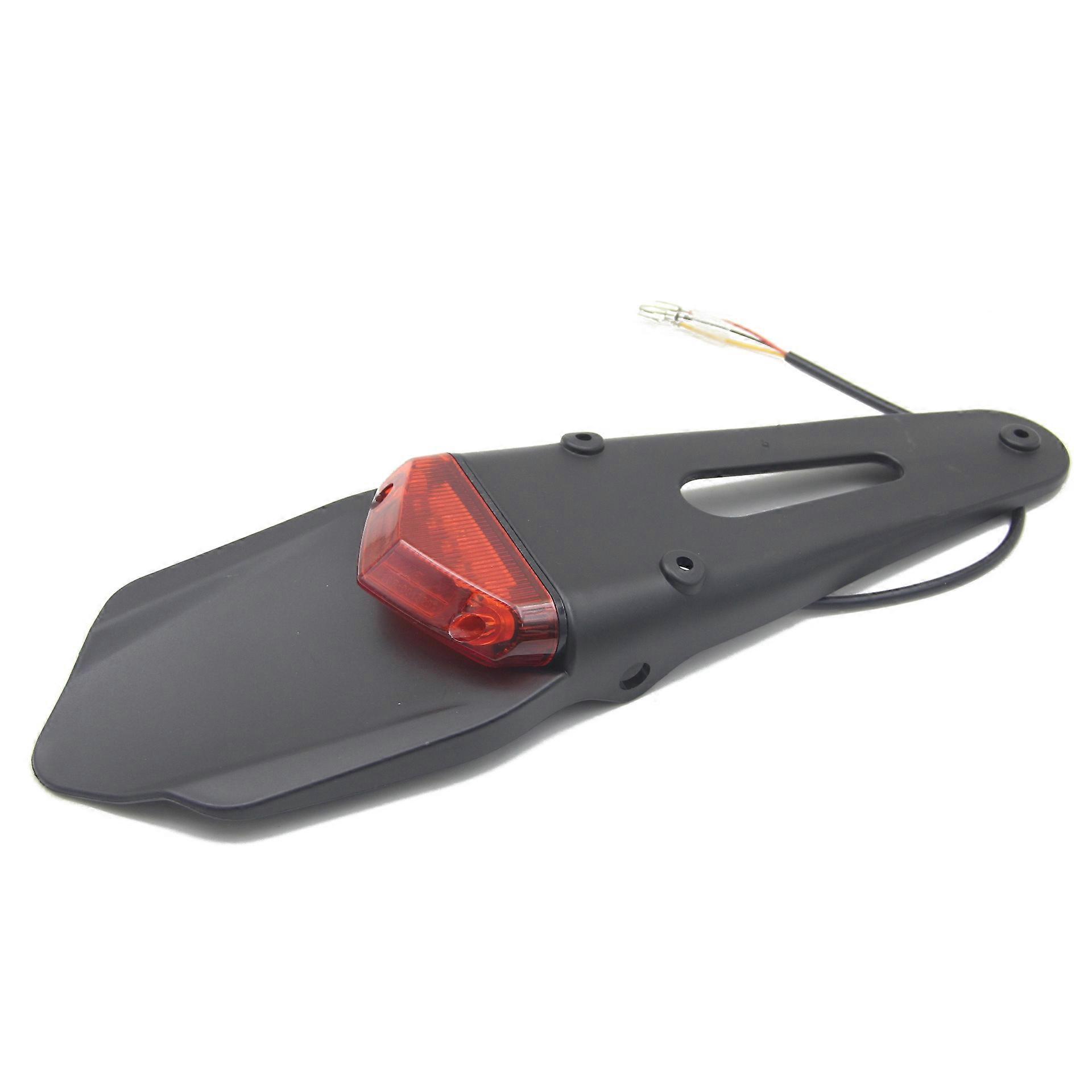 For CRF YZ CR EXC WRF 250 400 426 450 Motorcycle LED Rear Fender Taillight Off-Road Bike Mudguards Brake Stop Enduro MX Trail
