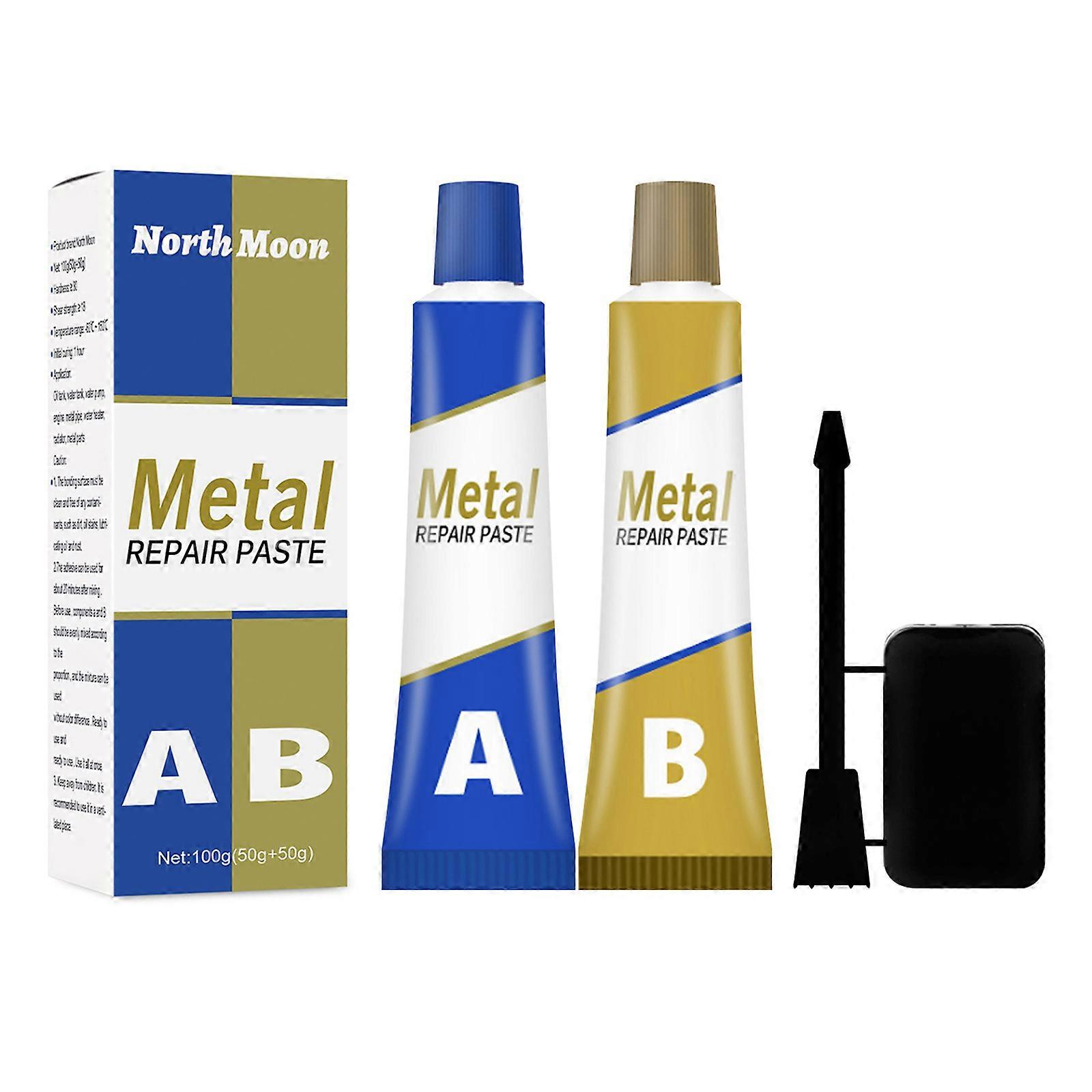 100g Metal Casting Paste Glue Set Metal Repair Cold Weld Paste High Viscosity