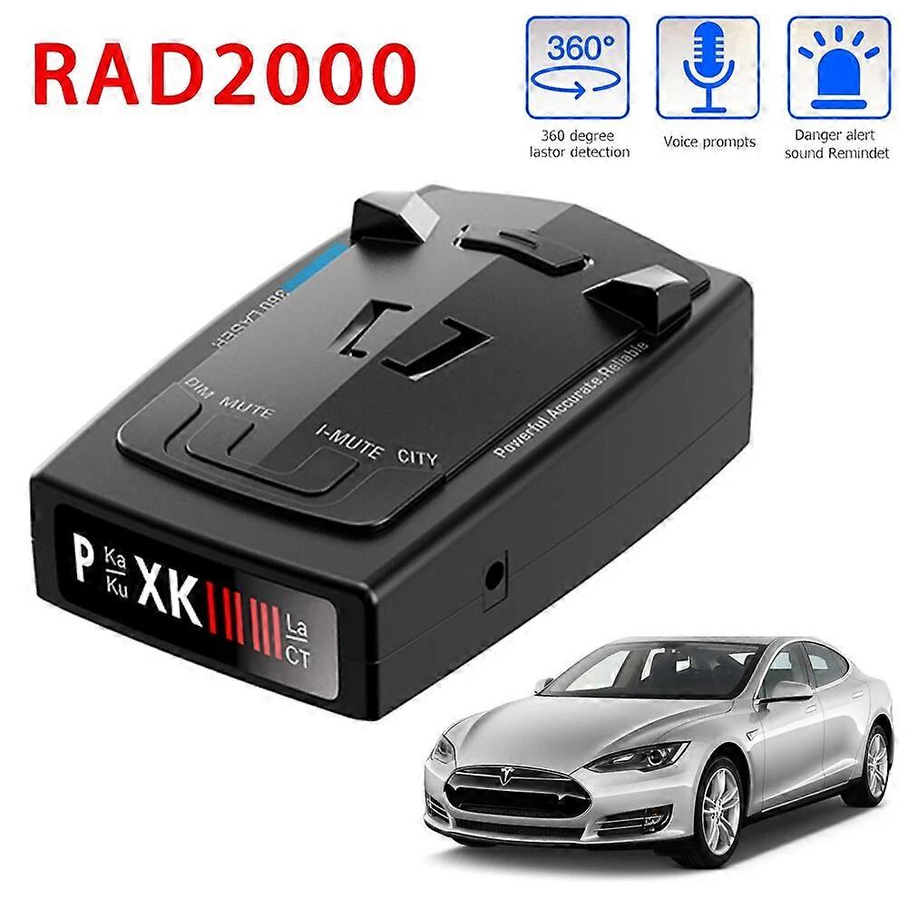 RAD2000 Multiband Radar Sensitive Radar Speed Control Detector Vehicle Speed Alarm Warning System Auto Car Accessories
