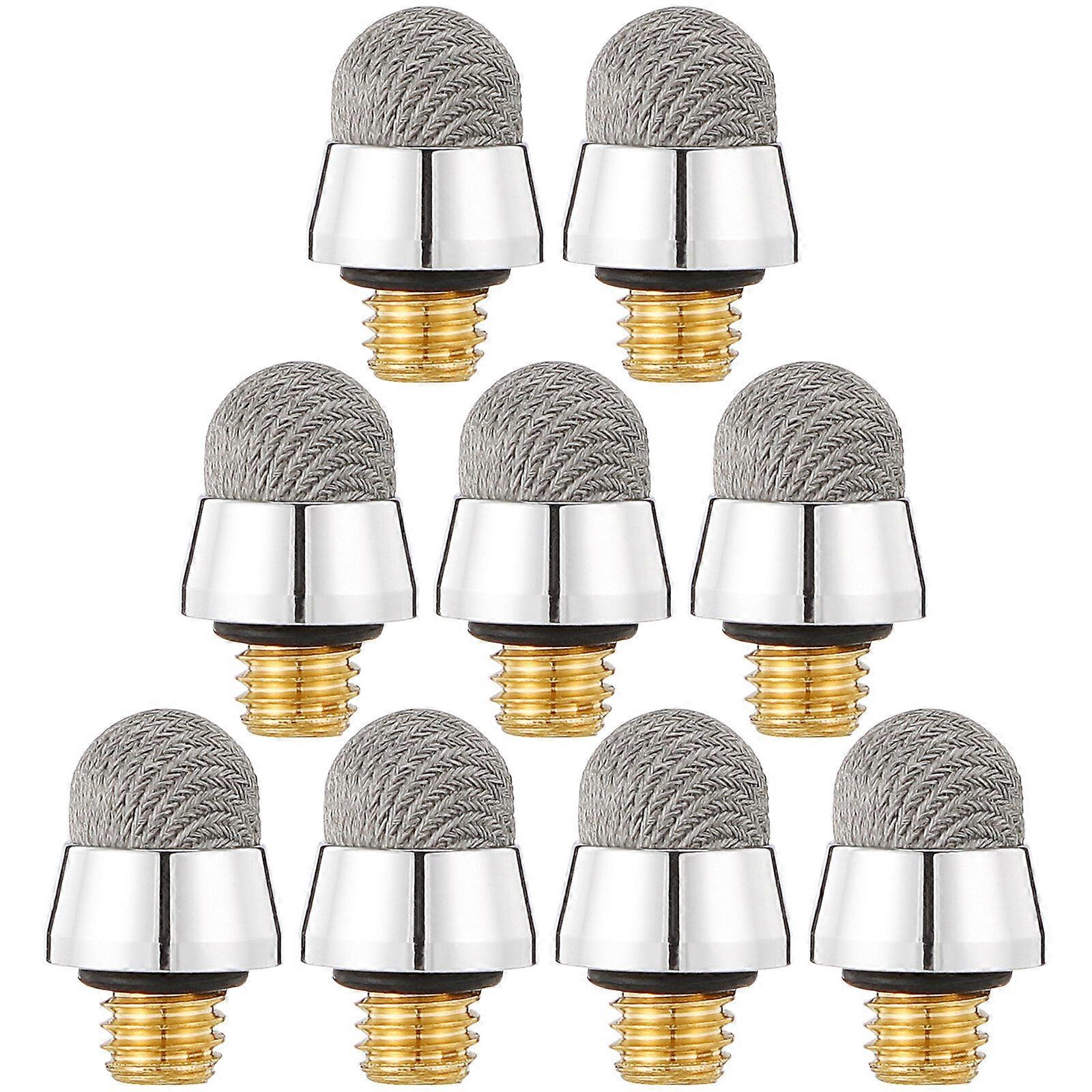 10Pcs M5 External Thread 6.4mm Electroplated Capacitive Pen Replacement Tips