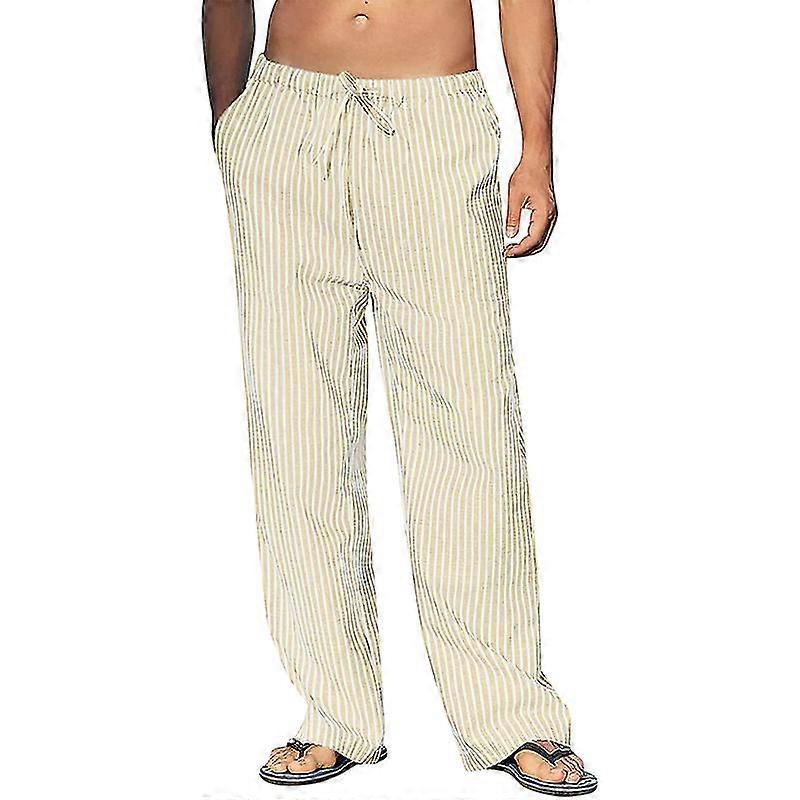 Tflycq Män Dragsko Byxor Casual Yoga byxor Elastiska Midjebottnar