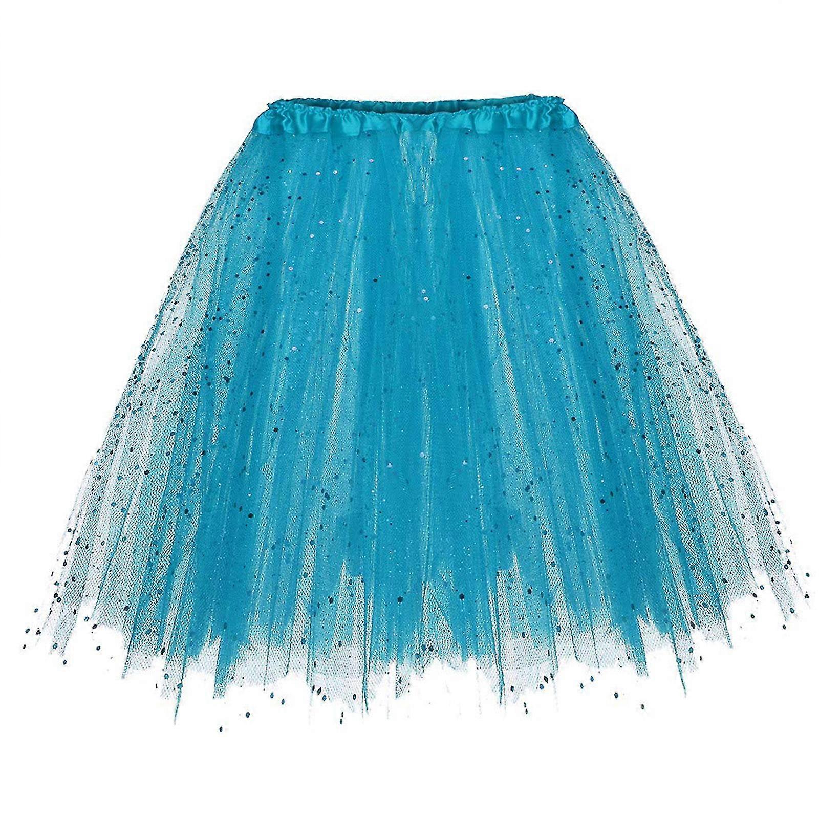 Women's Tutu Skirt Vintage Ballet Bubble Dance Skirts3 Layers Tulle Designfor Cosplay Party Stage Performance