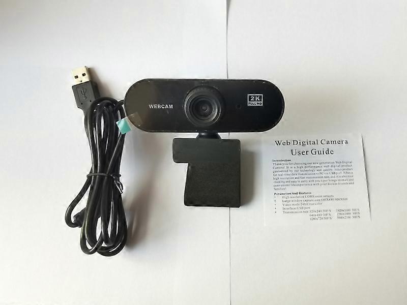 2K Webcam Computer Web Camera for Video Calling Conferencing Recording Gaming