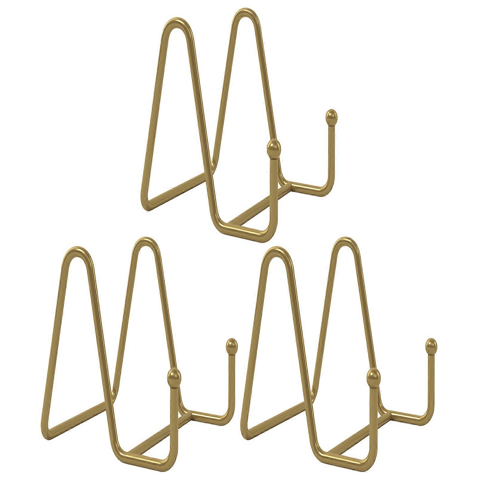 1 Set N-Type Painting Stand Hollow-out Simple Modern Plate Stand Art Display Bracket Household Supplies