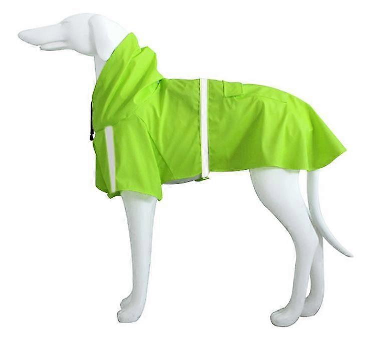 Dog Raincoat Adjustable Pet Water Proof Clothes Rain Jacket with Strip Reflective