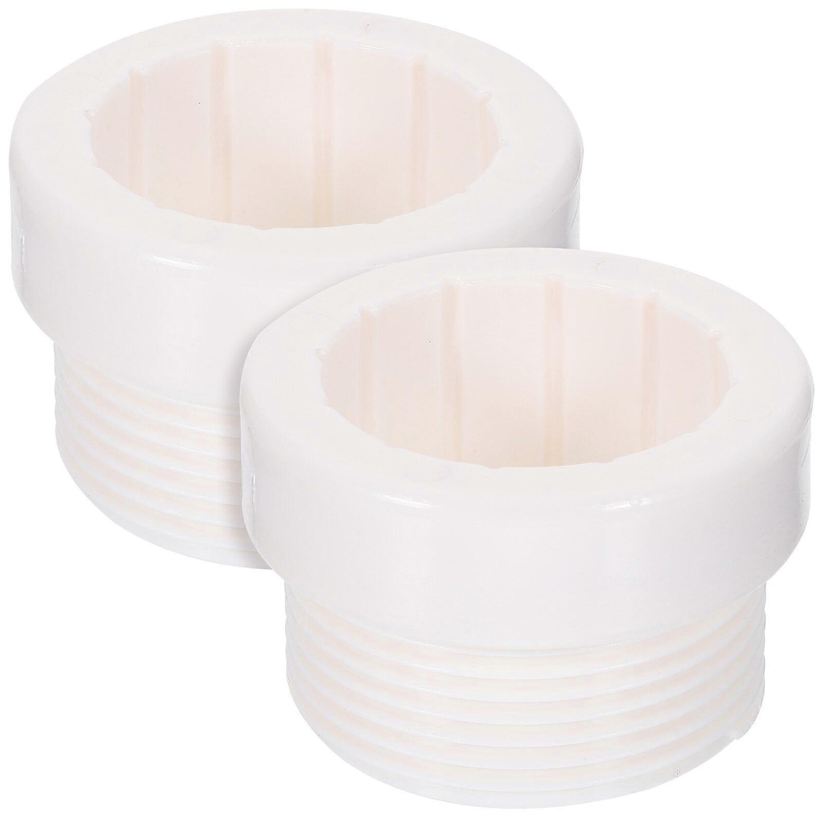 2Pcs Pool Umbrella Stabilizer Adapter Threaded Adapter Sleeves Pool Umbrella Insert