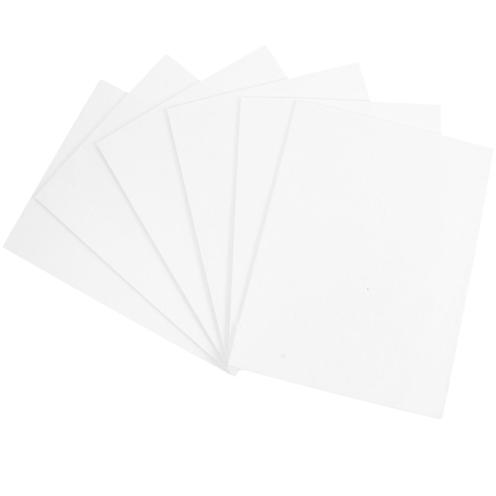 6pcs Blotter Paper Absorbent Blotting Paper Reusable Dried Flower Press Board