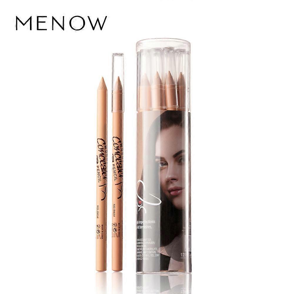 Face Highlighter Concealer Pencil, Ακμή Ουλές Cover Χρήσιμο Eye Nose Face Contour Double End Two Function Stick Makeup Tool 12τμχ
