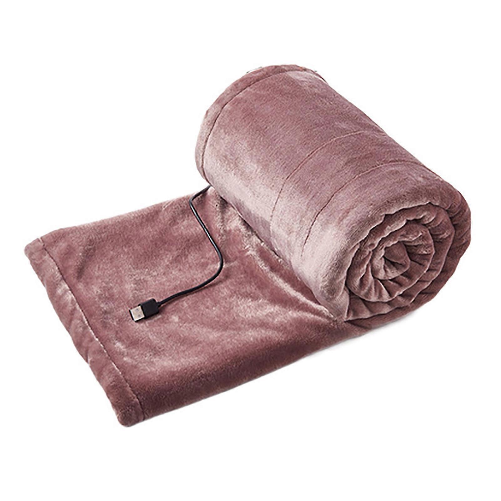 Heated Blanket Thickened USB Charging Large Heating Range Safe Using Firm Hem Heating Blanket for Sofa