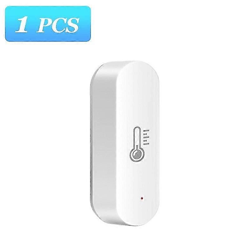 Tuya Zigbee Temperature Sensor Smart Home Assistant Humidity Detector Work With Alexa