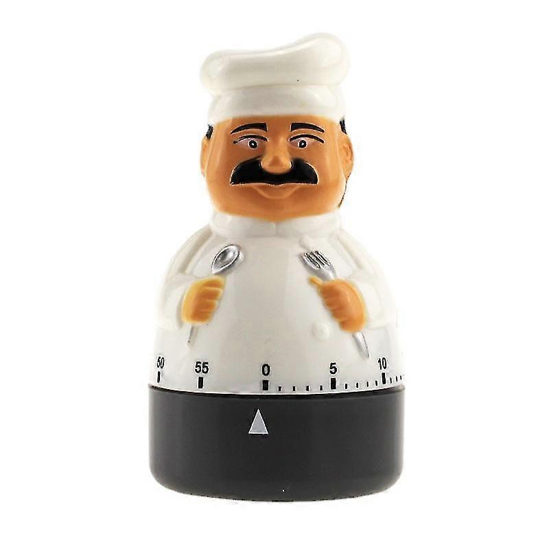 Kitchen Timer Count Down Timer Mechanical Timer 60 Minutes Countdown Timer Chef Shaped Alarm Clock