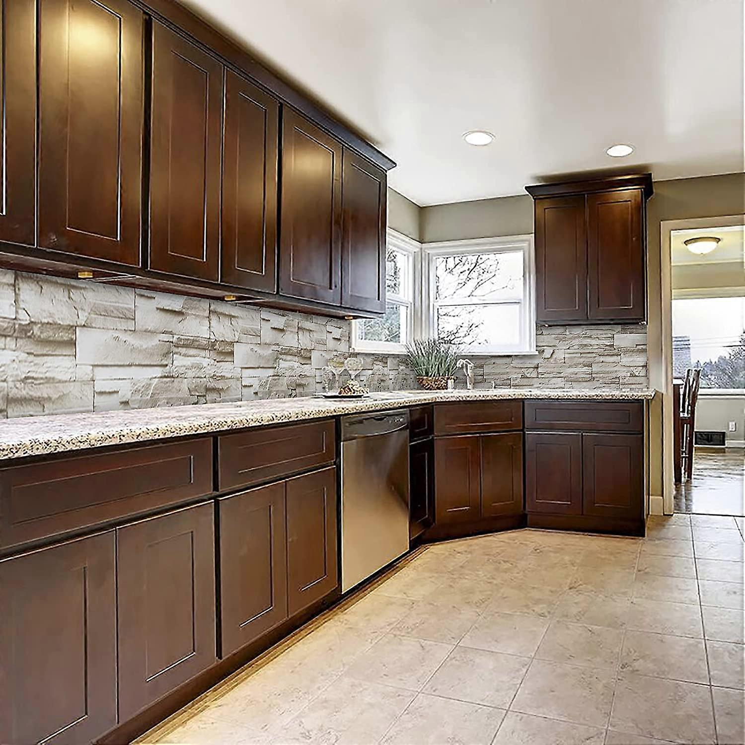 17.7"x236''Brick Stone Wallpaper Self-Adhesion