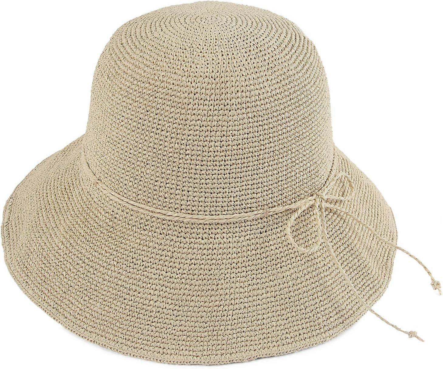 esh Kvinders Spand Hatte Mode Kvinder Sommer Strand Sol Stråhat Ris