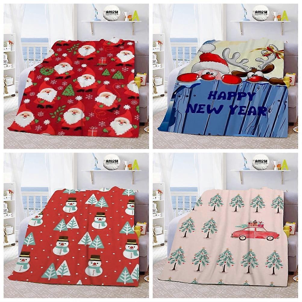 Christmas Throw Blanket is suitable for sofas, sofas and beds, super soft blankets and warm blankets, comfortable, plush, lightWT416