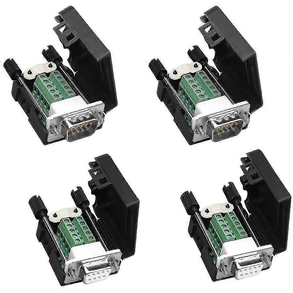 Db9 Solderless Rs232 D-sub Serial To 9pin Port Terminal Male Female Adapter Connector Breakout Boar