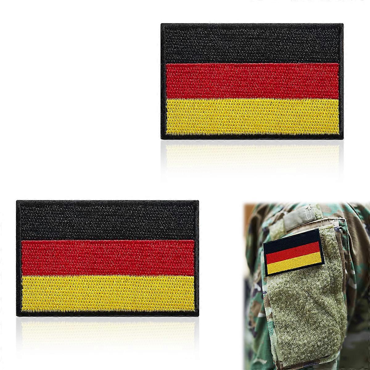 Stickers -2pcs Embroidered Magic Stickers - Germany