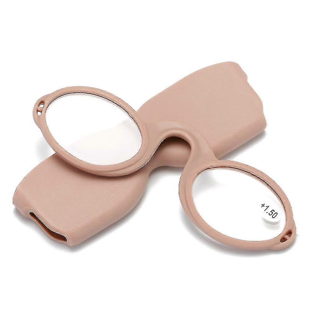 Silikon Burun Klipsi Okuma Gözlükleri Mini Köpük Kadın Burun Gözlükleri Erkekler Taşınabilir S202412278855
