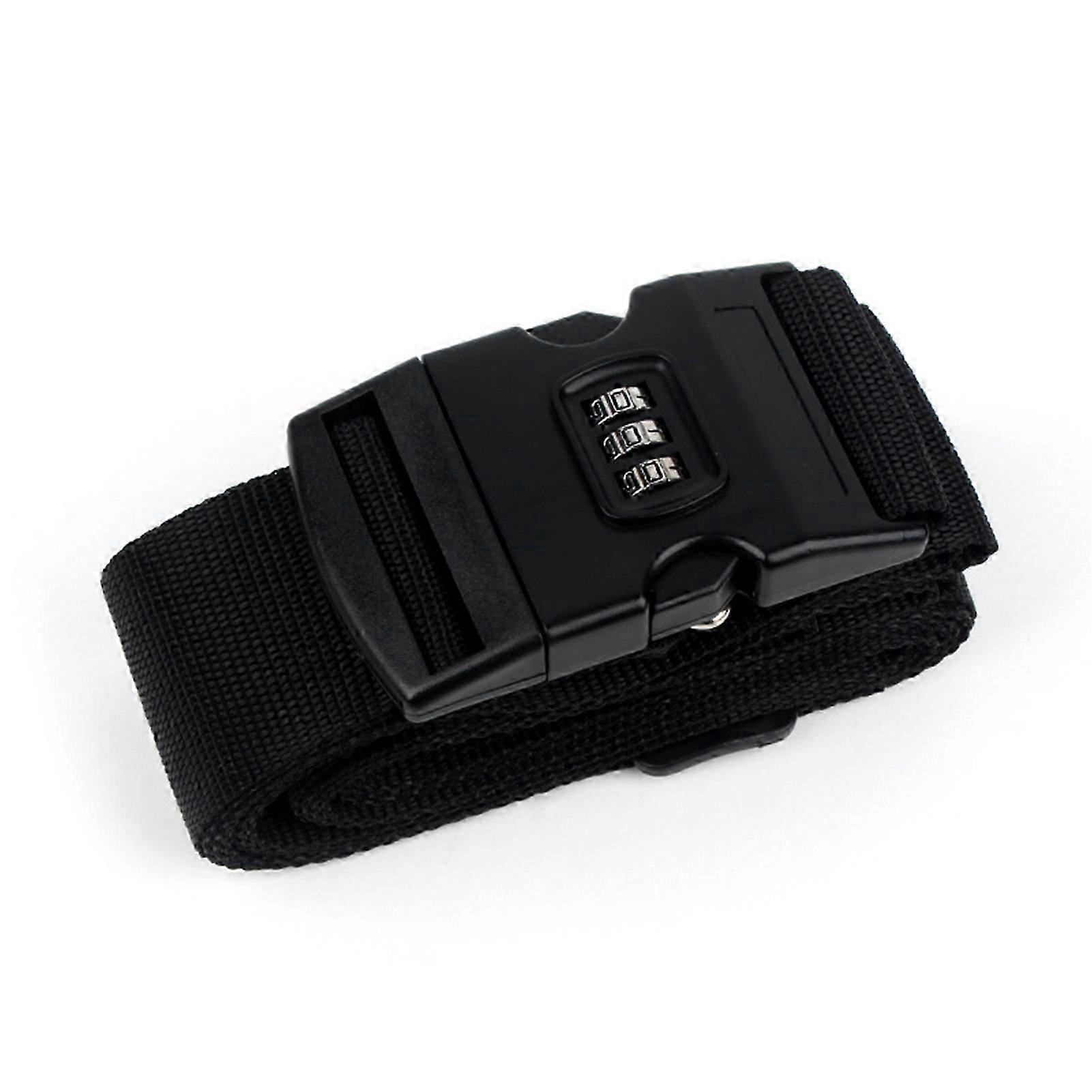 Mot de passe Lock Bagages Sangles croisées Sangles antidéflagrantes robustes pour valises à roulettes