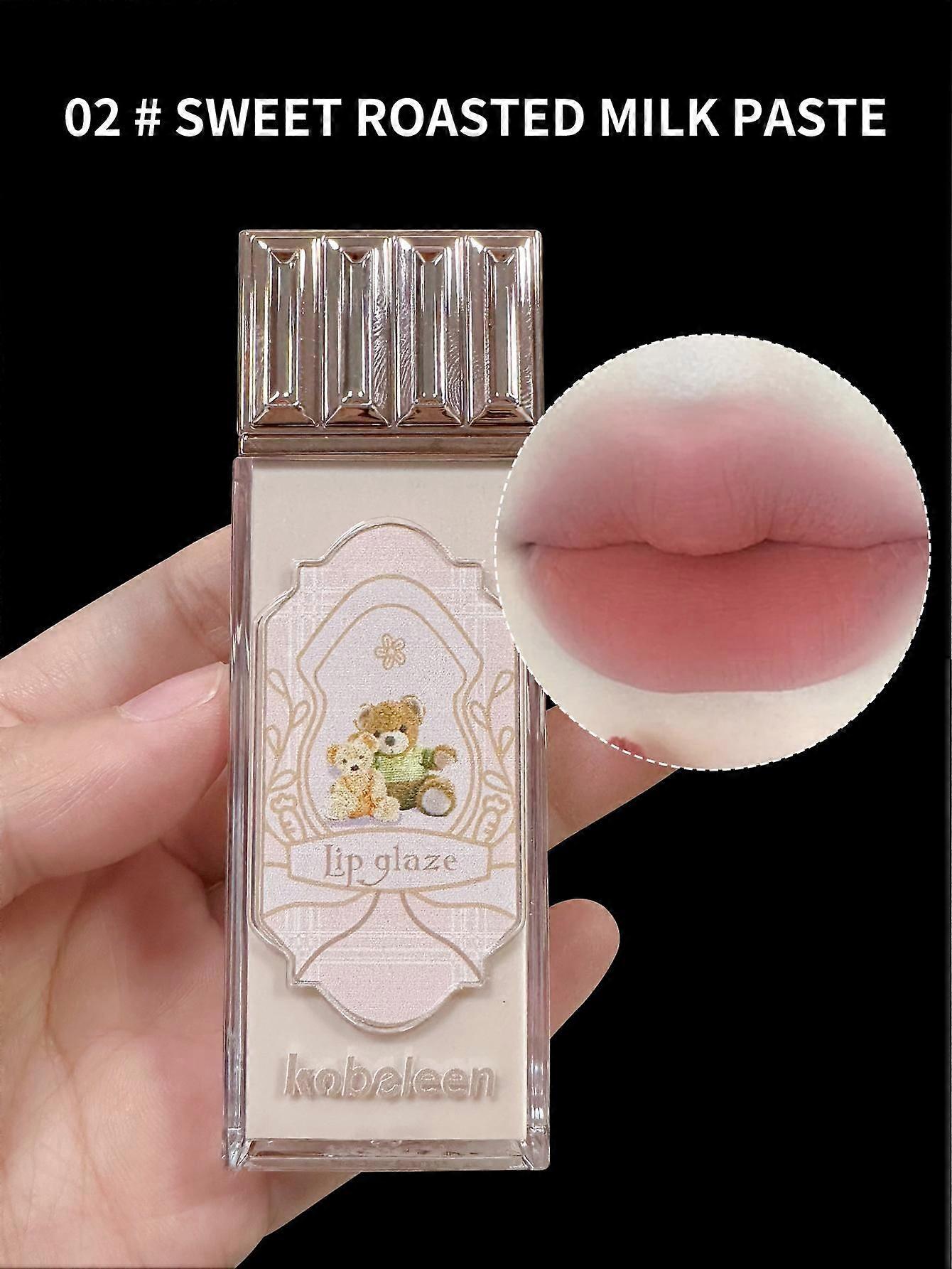 Velvet Matte ajakfény, köd hosszan tartó viselet Természetes nude ajakiszap tapadásmentes csésze folyékony rúzs erősen pigmentált ajakmáz