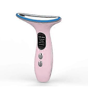 Gezichtsmassageapparaat tegen rimpels, het Apparaat van de Gezichtsschoonheid met 4 Standen, 45c het Anti-Apparaat van het rimpelgezicht voor Huidverstrakking het Opheffen Roze