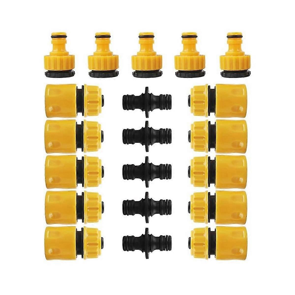 20pcs Garden Hose Connector Set Connector Hose End Connector Hose Connector Extender Hose Quick Con