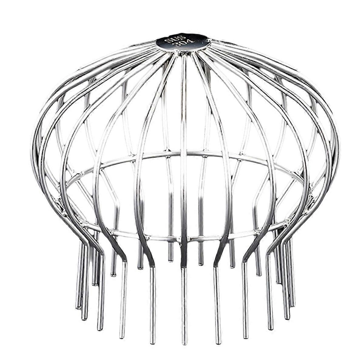Stainless Steel Gutter Guard Downspout Gutter Guard Filter Strainer Protection Anti-Clogging Cover