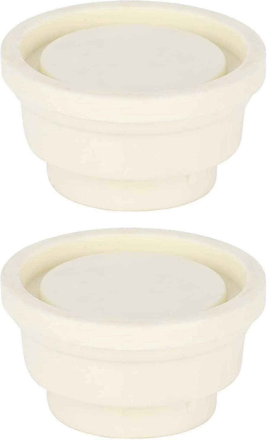 1pc Pool Ladder Buffer Inground Pool Ladder End Caps White Rubber Bumper Set