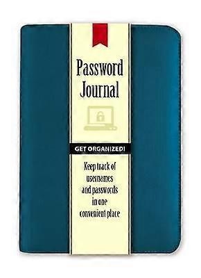 Password Journal: Caribbean Blue