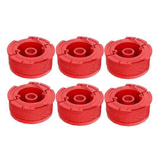 6Pcs Weed Eater String Faster Acceleration Efficient Cutting Nylon Garden Trimming Weed Grass